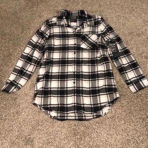 NWT Free Press Plaid Flannel Sleeping Shirt